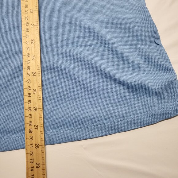 Cutter & Buck CB DryTec Womens Polo Shirt 2X Short Sleeve Moisture Wicking Blue - Picture 13 of 13